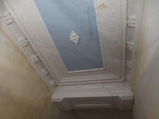 Water damange cornice repair in East Finchley