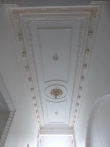 Water damange cornice repair in East Finchley